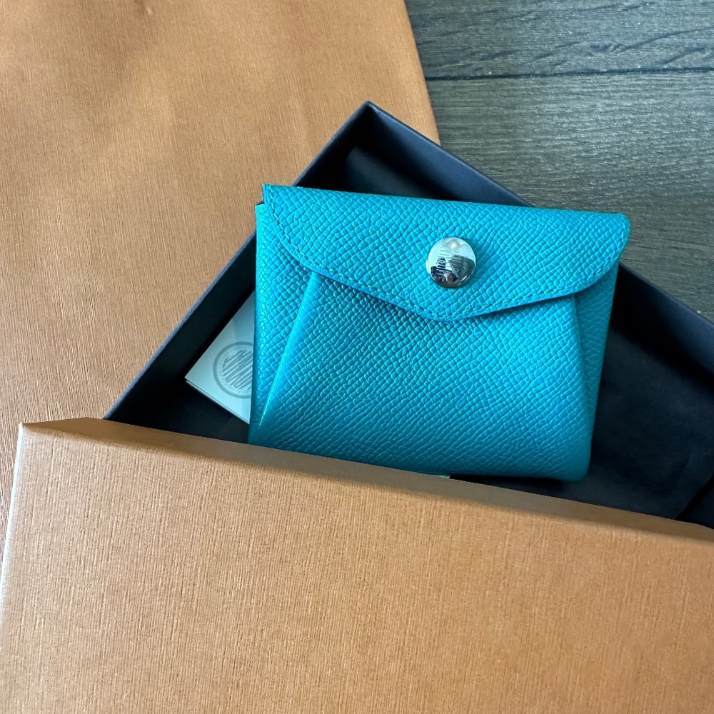 Moynat envelope coin/card purse
